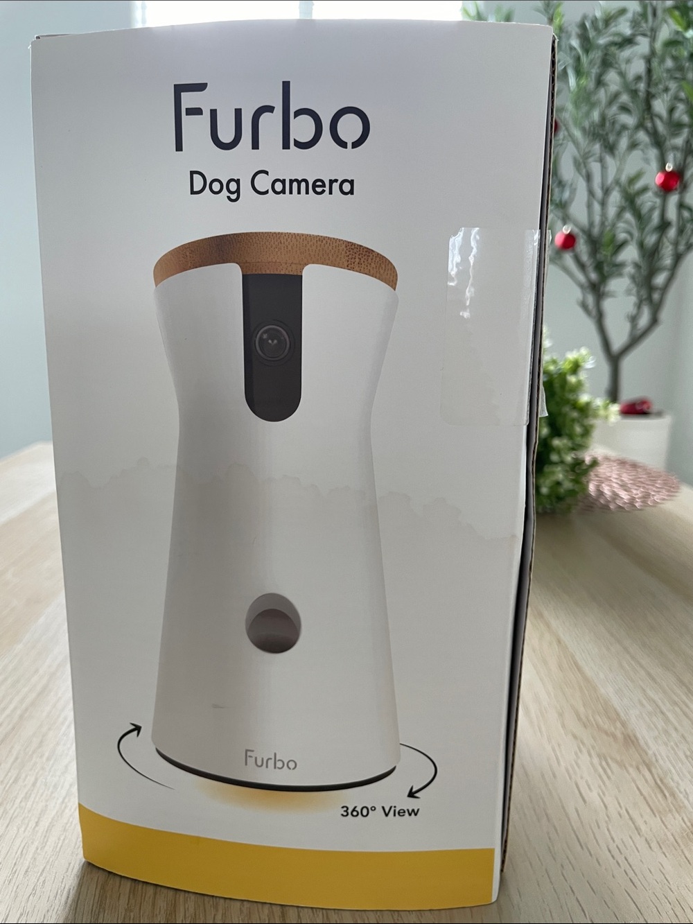 Furbo White Dog Camera with Treat Toss - Pet Monitoring & Interaction